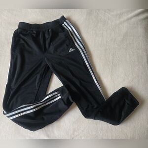 Adidas Kids Black Track Pants Size L